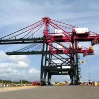 浙江省舟山市港口起重机