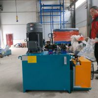 货梯升降平台用小型液压泵站 动力单元的非标设计及制造