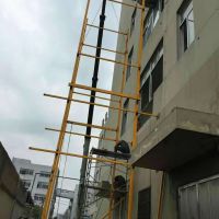 温州超波起重液压升降平台安装现场