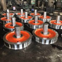 河南批量定制锻造车轮组中润起重锻造