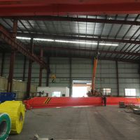 杭州起重机--海宁盐仓农发区LD电动单梁起重机安装现场