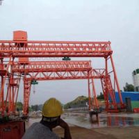 福建泉州花架门式起重机施工现场