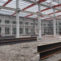 杭州起重机--湖州市南浔区行车承轨梁制作进行中