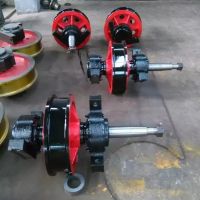 河南车轮组发货现场河南德克起重生产