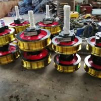 河南车轮组发货现场河南德克起重生产