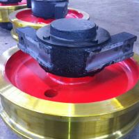 河南车轮组发货现场河南德克起重生产