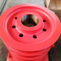 河南车轮组发货现场河南德克起重生产