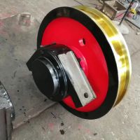 河南车轮组发货现场河南德克起重生产