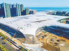 海南国际会展中心二期项目预计本月完工