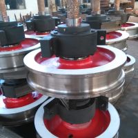 河南车轮组发货现场河南德克起重生产