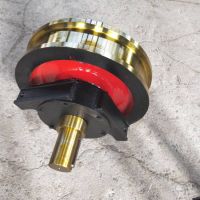 河南车轮组发货现场河南德克起重生产