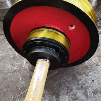 河南车轮组发货现场河南德克起重生产