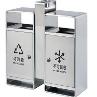 河南天祥不锈钢垃圾桶室外果壳箱分类果皮箱量大（景区/学校)