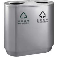 河南天祥不锈钢分类果皮箱环卫垃圾桶 支持批发定制