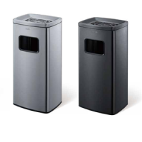 天祥室内不锈钢立式垃圾桶带烟灰缸商场/超市/楼梯口/酒店