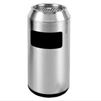 河南天祥 无盖酒店商场宾馆大厅机场等专用带烟灰缸式垃圾桶