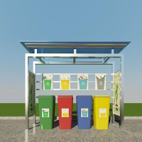 河南天祥户外环卫可定制垃圾分类亭（小区/社区）