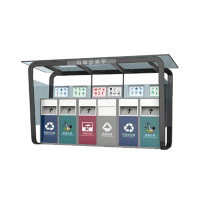 天祥 厂家直销 宣传栏创意回收分类垃圾亭广告牌户外垃圾分类亭