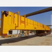 河南鹏升生产的起重机装车发货