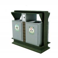 天祥 户外垃圾桶双分类果皮箱物业/公园/小区/街道/景区