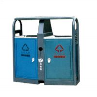 河南天祥  户外加厚分类果皮箱（小区/公园/学校/街道）