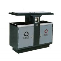 河南天祥 室外垃圾桶镀锌垃圾箱二分类果壳箱环保果皮箱厂家直销