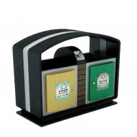 镀锌垃圾桶二分类垃圾箱环保公共果皮箱 河南天祥 支持批发定制