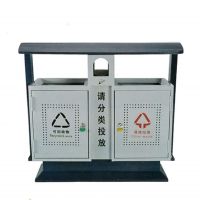 河南天祥户外果皮箱镀锌垃圾箱环卫垃圾桶量大  支持批发定制