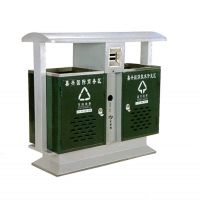 户外垃圾桶大号垃圾箱环保二分类果皮箱 河南天祥（学校/小区）