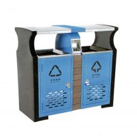 河南天祥环卫垃圾桶镀锌垃圾箱二分类垃圾桶支持批发定制厂家直销