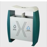 河南天祥 室外垃圾桶环卫垃圾箱镀锌二分类果皮箱（学校/公园）