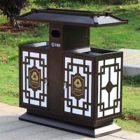 河南天祥户外仿古分类果皮箱  室外垃圾桶 垃圾箱 学校/景区