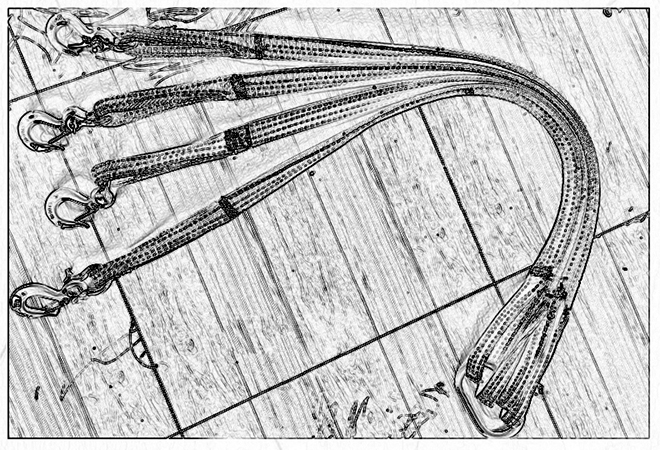 吊装带组合索具