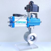 上海气动V型法兰球阀-V型调节阀批发销售