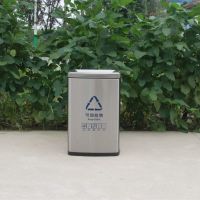 河南天祥 不锈钢室内垃圾桶直投式环保垃圾箱可定做 厂家直销