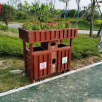 河南天祥户外垃圾桶环保果皮箱二分类垃圾箱带花箱 厂家直销