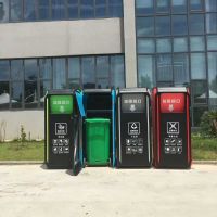 河南天祥户外四分类垃圾桶环保果皮箱 支持批发定制 厂家直销