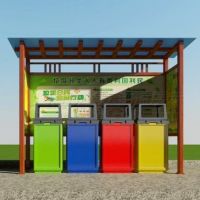 河南天祥户外垃圾分类亭宣传栏创意回收分类垃圾亭广告牌 可定制