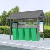 河南天祥户外垃圾分类亭宣传栏创意回收分类垃圾亭广告牌