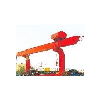 河南起重机厂家—河南单主梁门式起重机施工现场