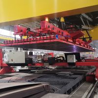 钢板起重吊具—一种集群阵列式钢板下料电永磁吊具