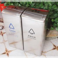 河南天祥环保不锈钢单桶可组合分类垃圾桶