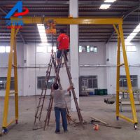 定做5吨移动式龙门吊 简易龙门架?手推移动龙门架生产厂家