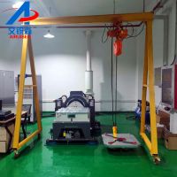 深圳移动龙门架小型龙门吊可电动行走配套手拉葫芦