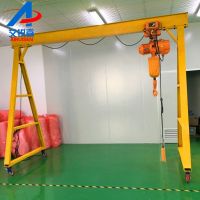 车间简单轻便起重龙门吊架简易门式起重架小型移动龙门架