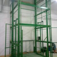 升降货梯安装示意图。加护栏加拦网