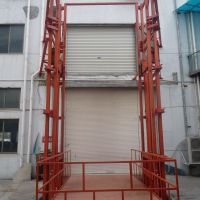 升降货梯安装示意图。加护栏加拦网