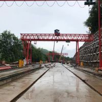 延安门式起重机试车成功