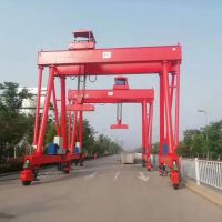 南通单梁双梁行车轮胎吊轮胎式行车