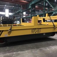 山东 法兰克生产KPD低压轨道电动平车源头厂家 80T 可定